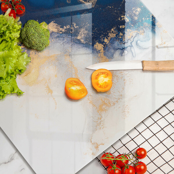 Skydd för induktionsspis unik Abstraktion med blått