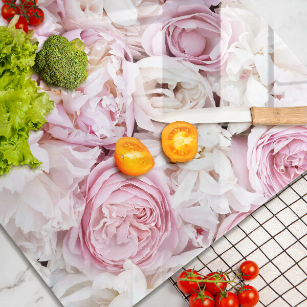 Skydd för induktionsspis unik Pionbukett