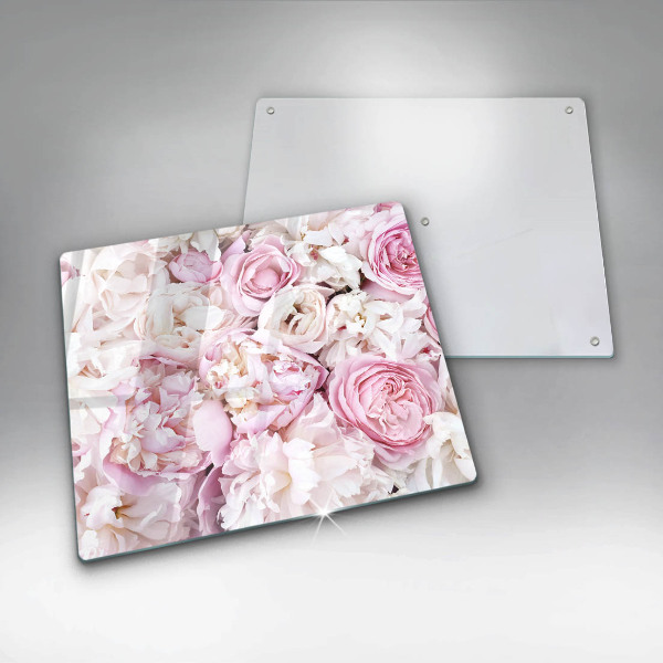 Skydd för induktionsspis unik Pionbukett