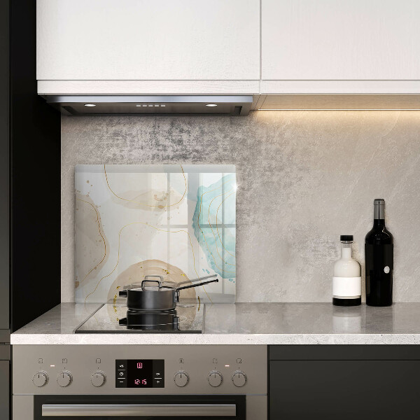 Skydd för induktionsspis unik Ljusa boho-former