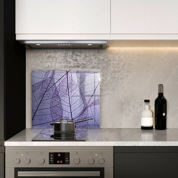 Skydd för induktionsspis unik Blad med ådror