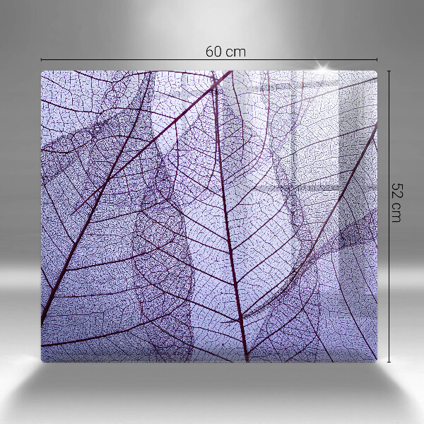 Skydd för induktionsspis unik Blad med ådror
