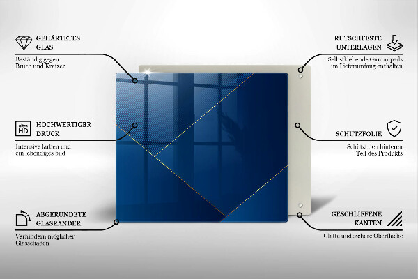 Skydd för induktionsspis unik Modern bakgrund