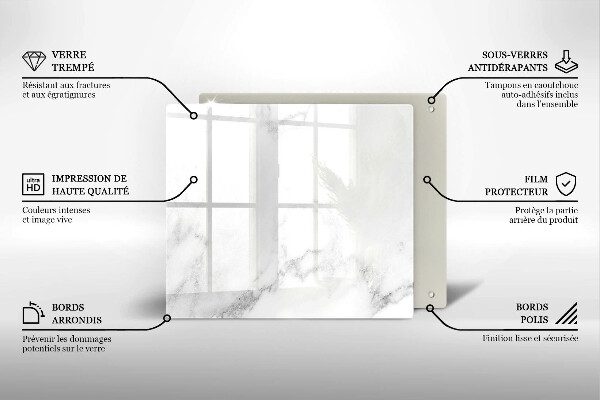 Kokkärlskydd unik Modern marmor