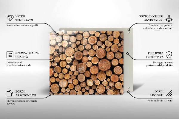 Kokkärlskydd unik Trädstammar