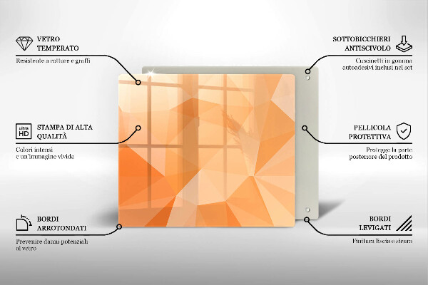 Kokkärlskydd unik Geometrisk bakgrund
