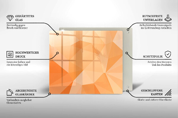Kokkärlskydd unik Geometrisk bakgrund