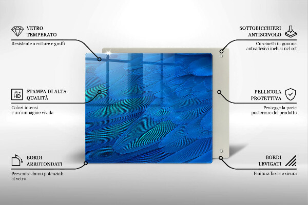 Kokkärlskydd unik Fågelfjädrar