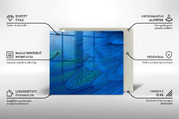 Kokkärlskydd unik Fågelfjädrar
