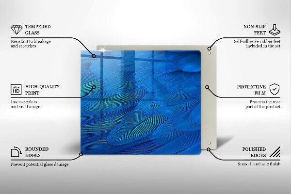 Kokkärlskydd unik Fågelfjädrar