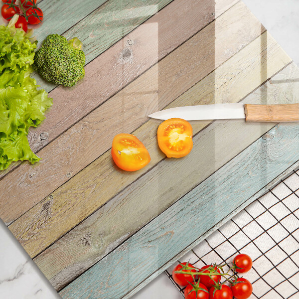 Glashällskydd unik Färgglada vintagebrädor