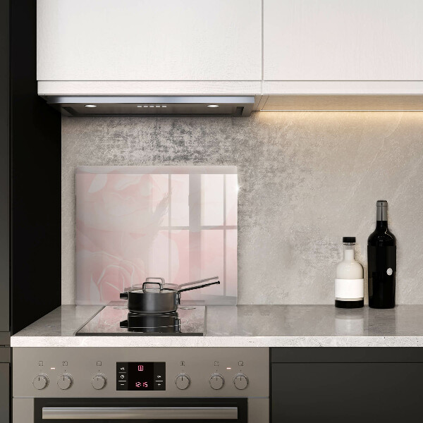 Glashällskydd unik Pastellrosor bakgrund