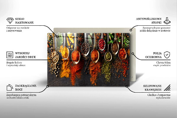 Glashällskydd elegant Skedar med kryddor