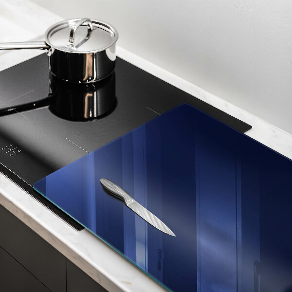 Skydd för induktionsspis elegant Färg blå