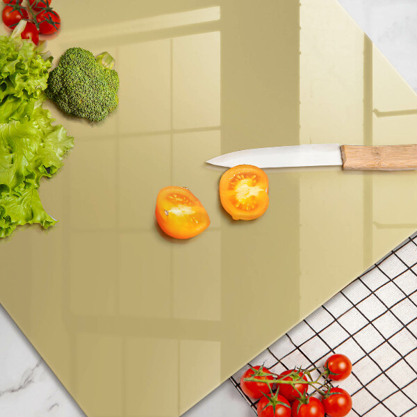 Skydd för induktionsspis elegant Gul