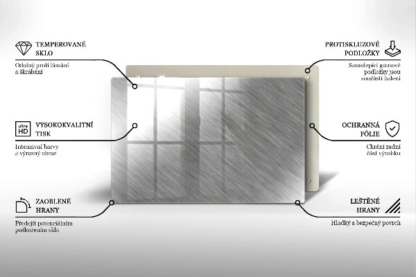 Spisskyddsplatta elegant Metall textur bakgrund