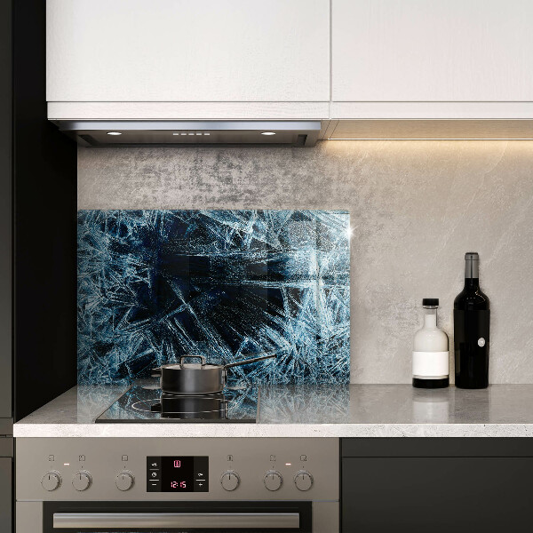 Glashällskydd elegant Struktur av skarp is