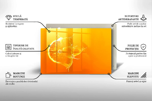 Glashällskydd elegant Saftig orange frukt