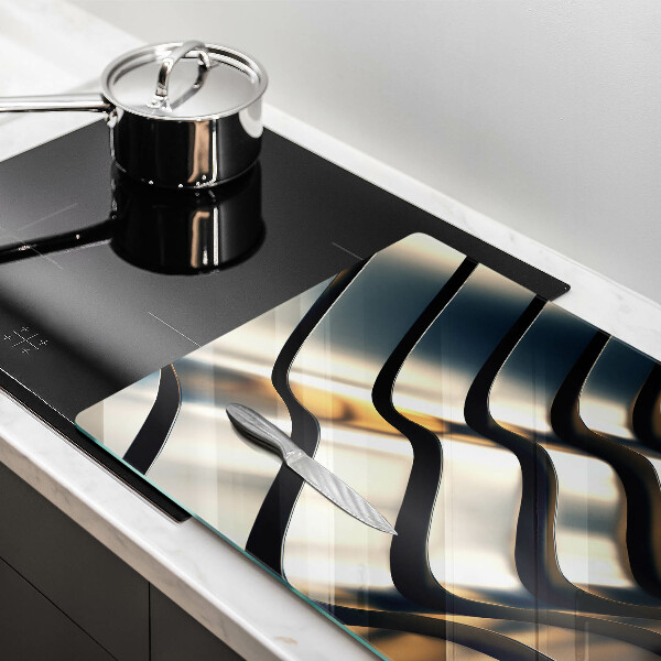 Spisskyddsplatta elegant 3D metallformer