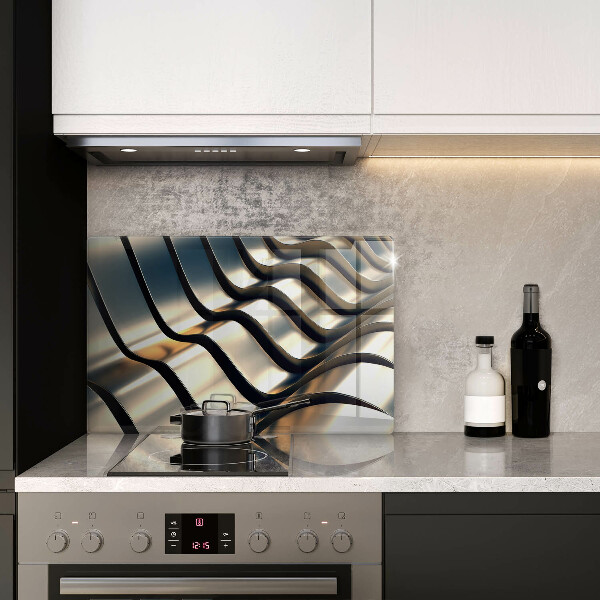 Spisskyddsplatta elegant 3D metallformer