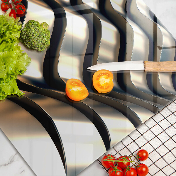 Spisskyddsplatta elegant 3D metallformer