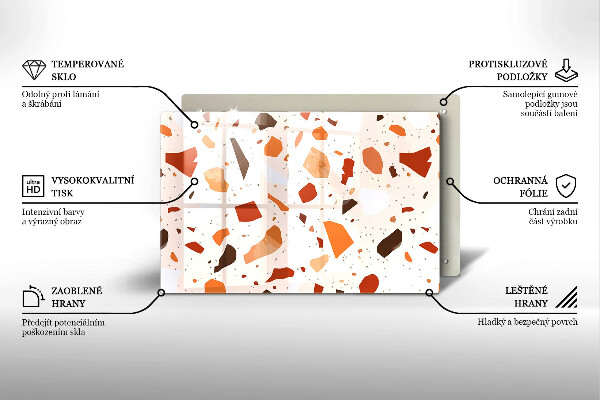 Skydd för induktionsspis elegant Dekorativt stengods