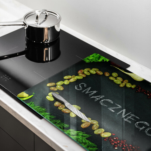 Glashällskydd elegant Inskription God aptit!