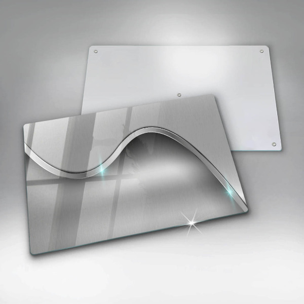 Glashällskydd elegant Metallabstraktion