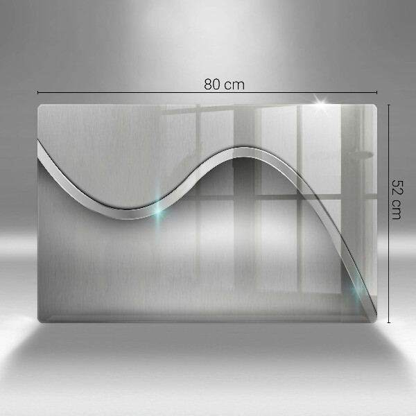 Glashällskydd elegant Metallabstraktion