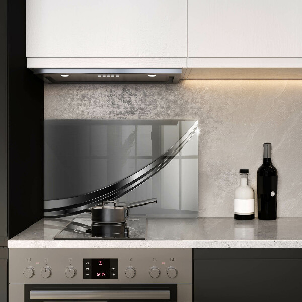 Kokkärlskydd elegant Metallabstraktion