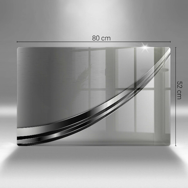 Kokkärlskydd elegant Metallabstraktion