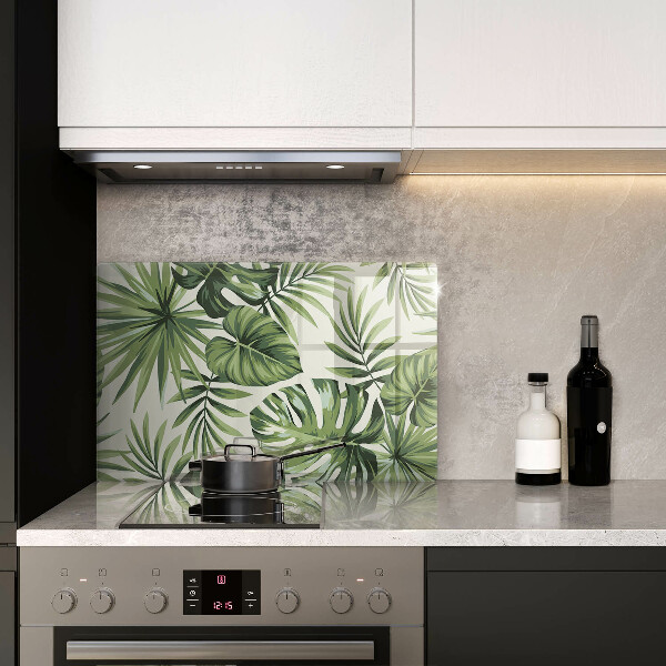 Kokkärlskydd elegant Monstera lämnar illustration