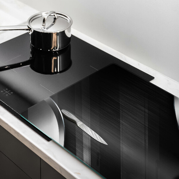 Spisskyddsplatta elegant Metallabstraktion