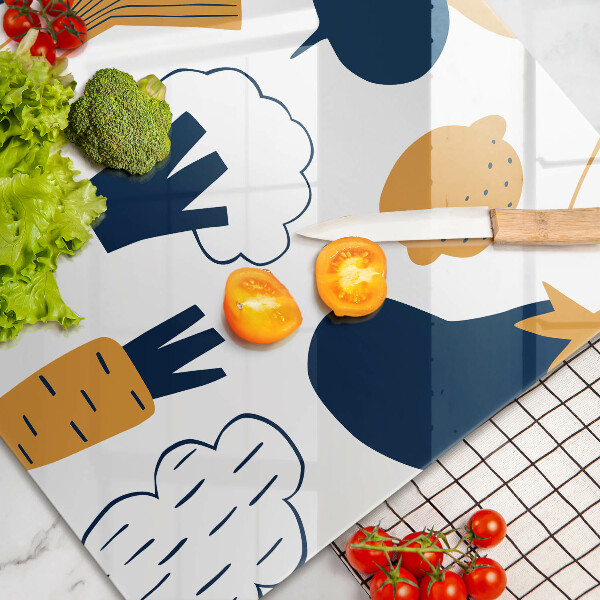 Spisskyddsplatta elegant Mat illustration