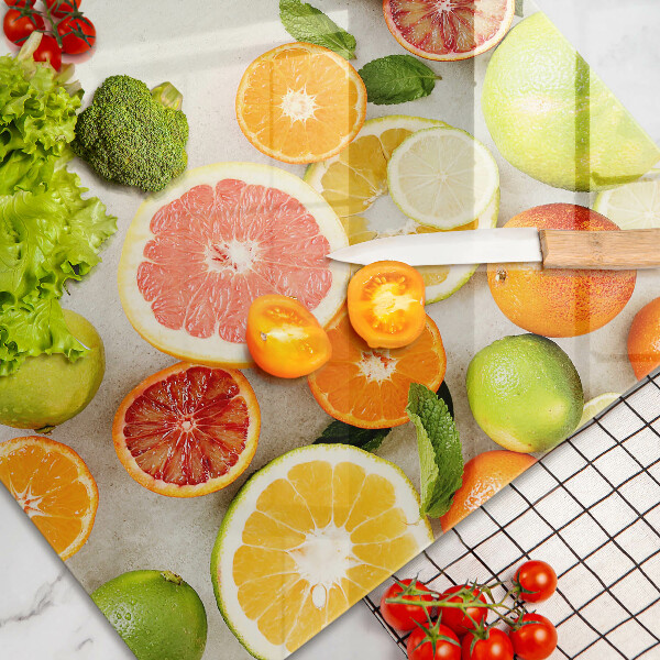 Skydd för induktionsspis elegant Citrusfrukter