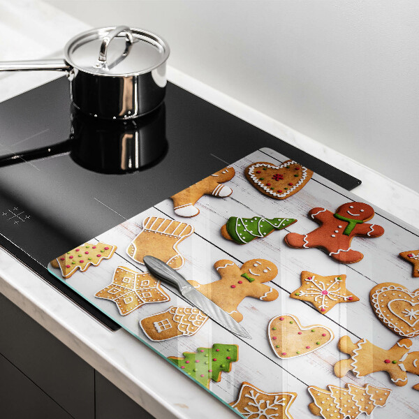 Skydd för induktionsspis elegant Jul pepparkakor