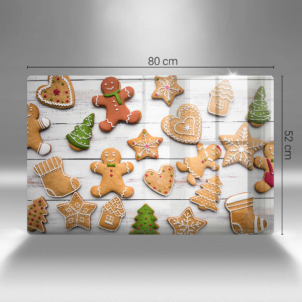 Skydd för induktionsspis elegant Jul pepparkakor