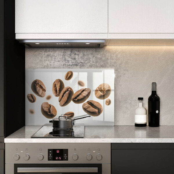 Skydd för induktionsspis elegant Kaffebönor