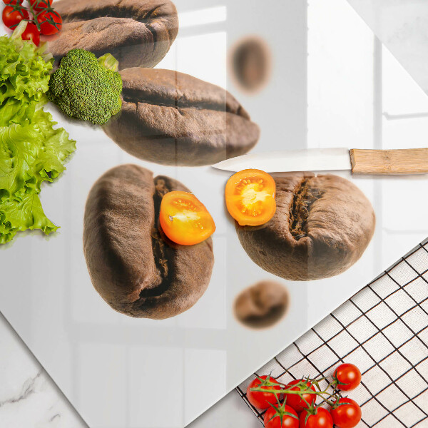 Skydd för induktionsspis elegant Kaffebönor