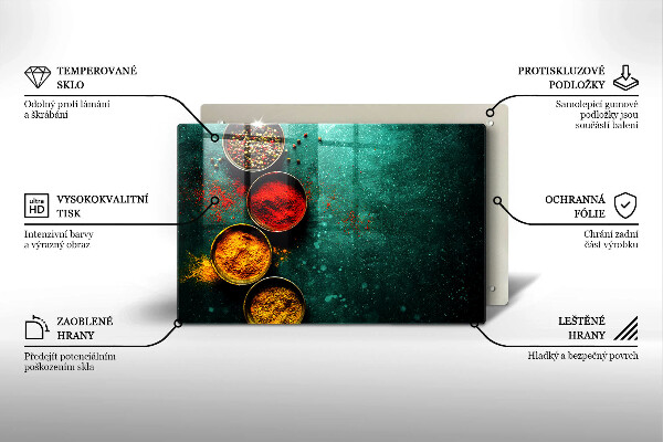 Skydd för induktionsspis elegant Orientaliska kryddor