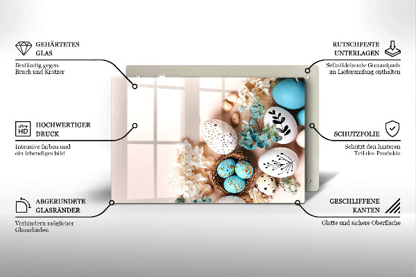 Skydd för induktionsspis elegant Påskdekorationer