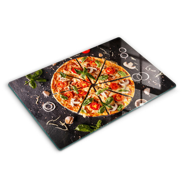 Skydd för induktionsspis elegant Pizza med svamp