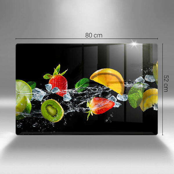 Skydd för induktionsspis elegant Frukt i vatten