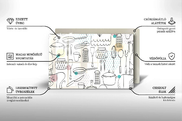 Skydd för induktionsspis elegant Kökstillbehör