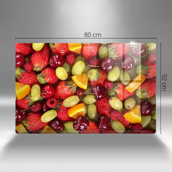 Skydd för induktionsspis elegant Sommarens frukter