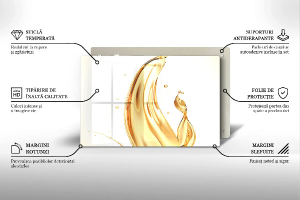 Skydd för induktionsspis elegant Olivolja