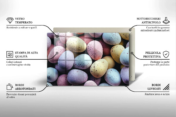 Skydd för induktionsspis elegant påskägg