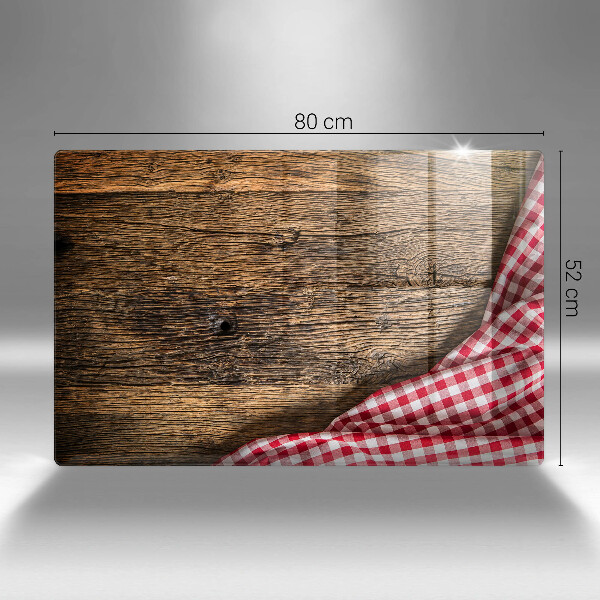 Skydd för induktionsspis elegant Träbord