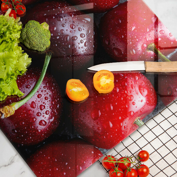 Spisskyddsplatta elegant Närbild av körsbär