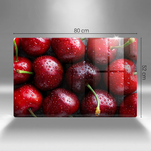 Spisskyddsplatta elegant Närbild av körsbär